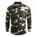 Front Pocket Button Up Camo Shirt - Acu Camouflage