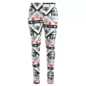 Geometric Print tretch Pencil Pants -