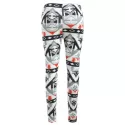 Geometric Print tretch Pencil Pants -