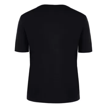 Graphic Print Matching Couple Tee - Black Men