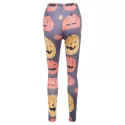 Halloween Cartoon Pumpkins Print Casual Pants -