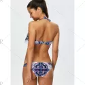 Halter Print Padded Bikini et -