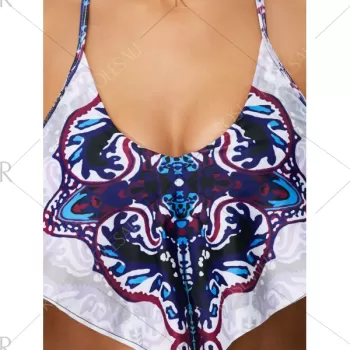 Halter Print Padded Bikini et -