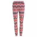 High Waisted Patterned Leggings -  One