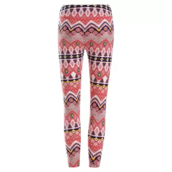 High Waisted Patterned Leggings -  One