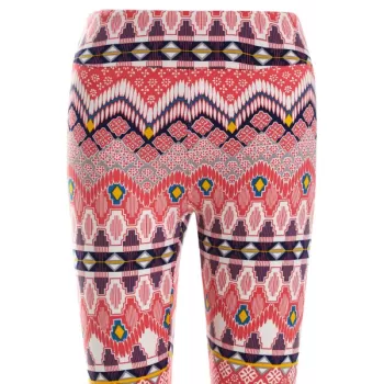 High Waisted Patterned Leggings -  One