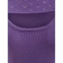 Holes Keyhole Cut Front weater - Purple