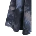 Hooded Longline Tie Dye T Shirt - ist Blue