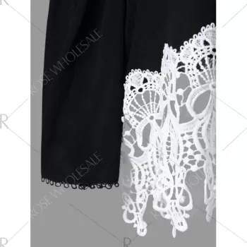 ace Brim Open Shoulder Blouse - Black