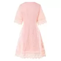 ace Insert Eyelet Mini Dress - ight Pink
