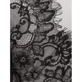 Lace Overlay Knee Length Dress - Pig Pink