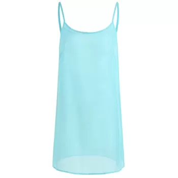 ace Panel Chiffon Midi Dress with Cami Dress - Day Sky Blue