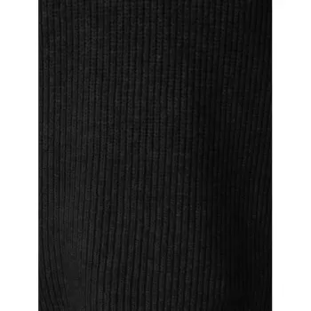 Long Sleeve Asymmetrical Sweater - Black