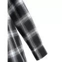 Long leeve Tartan hirt - Black
