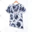 Love Beading Tie Dye T-shirt - Deep Blue