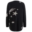 Low Cut Star Print Cardigan -
