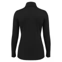 esh Panel Long Sleeve Turtleneck T-shirt - Black