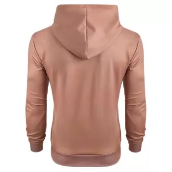 Naked Belly etters Print Drawstring Hoodie - Apricot