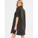 Open Front Thin Coat - Black