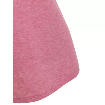 Open Shoulder Criss Cross ace Panel T Shirt - Flamingo Pink