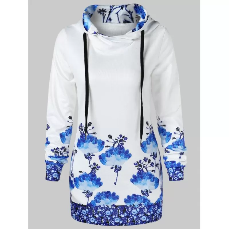 Painting Pullover Hoodie - Milk White