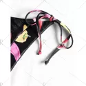 Pepper Print Wireless Brazilian Bikini et - Black