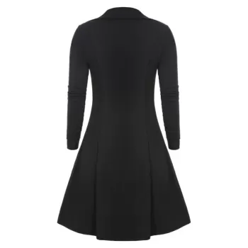 Plaid Panel Button V Neck T Shirt - Black