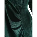 Plunge Velvet Maxi Dress - Green