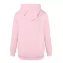 Printed Fleece Lining Cat Ear Hoodie - Pink