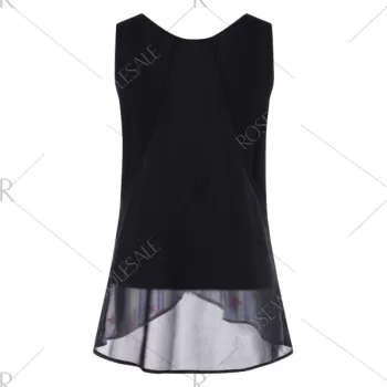 Printed Tulip Front Tank Top - ulti-a