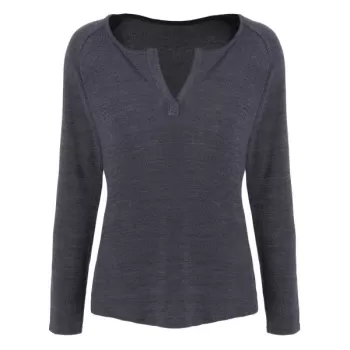Raglan Sleeves High ow T-Shirt - Deep Gray