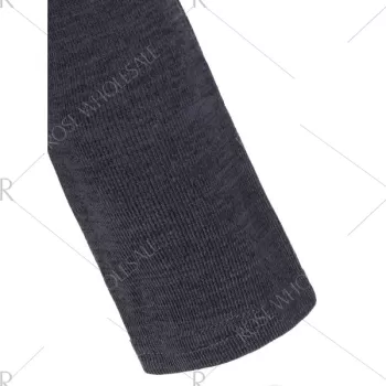 Raglan Sleeves High ow T-Shirt - Deep Gray