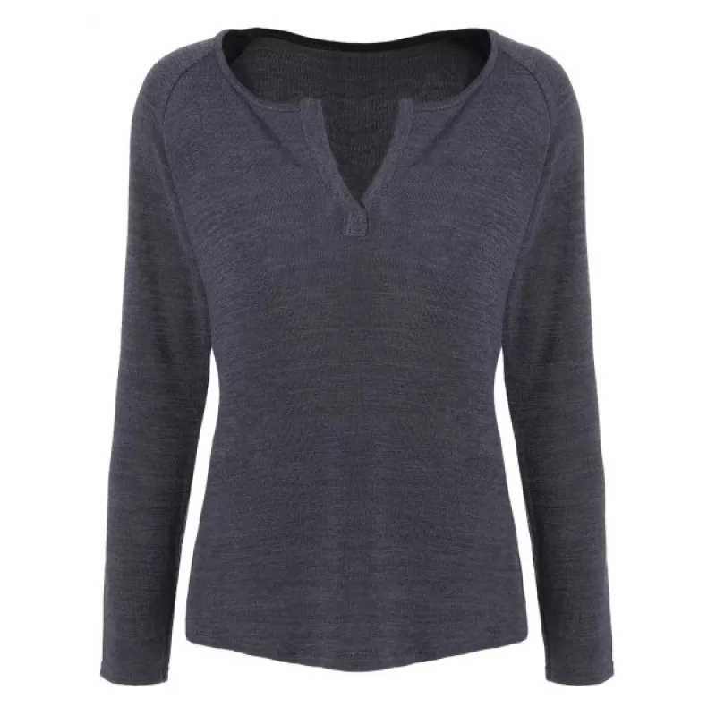 Raglan Sleeves High ow T-Shirt - Deep Gray