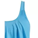 Ruched Rainbow ermaid Tankini Swimsuit - Crystal Blue