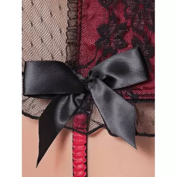 Sexy See-Through Sleepdress Babydoll Lingeries - Red