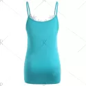 Slip Top with Lace - Light Blue
