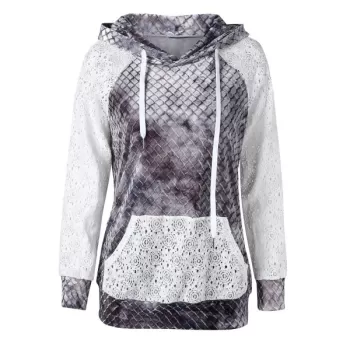 Snake Print Kangaroo Pocket Hoodie -