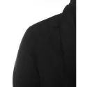 Solid Open Front ongline Coat - Black