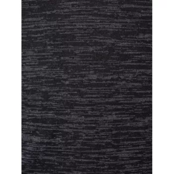 Space Dye Turtle Neck T-shirt - Black