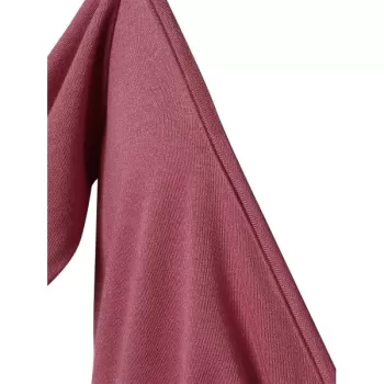 Spaghetti Strap Cold Shoulder Maxi Dress - Pink Bow