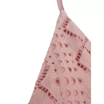 paghetti trap Mermaid Lace Dress - Orange Pink