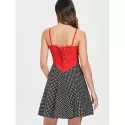 paghetti trap Polka Dot Retro Dress - Black