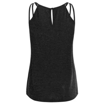 parkly trappy Tank Top - Black