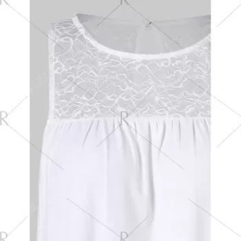 Stars and Stripes ini Sleeveless Dress - White