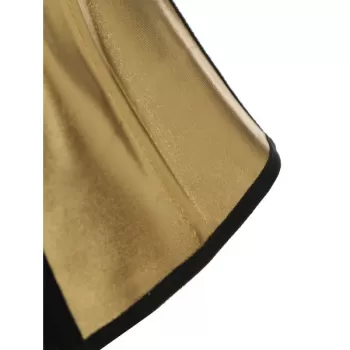 Strapless Metallic Corset - Gold