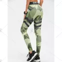 Stretchy Camo Print Yoga eggings - Camouflage Color
