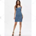 Stripes Sheath Tank Mini Dress - Stripe