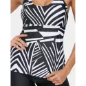 tripes trappy Tankini et - Black
