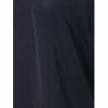 Three Quarter Sleeve Panel Blouse - Dark Slate Blue