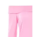 Three Quarter Sleeve Skirted T-shirt - ight Pink